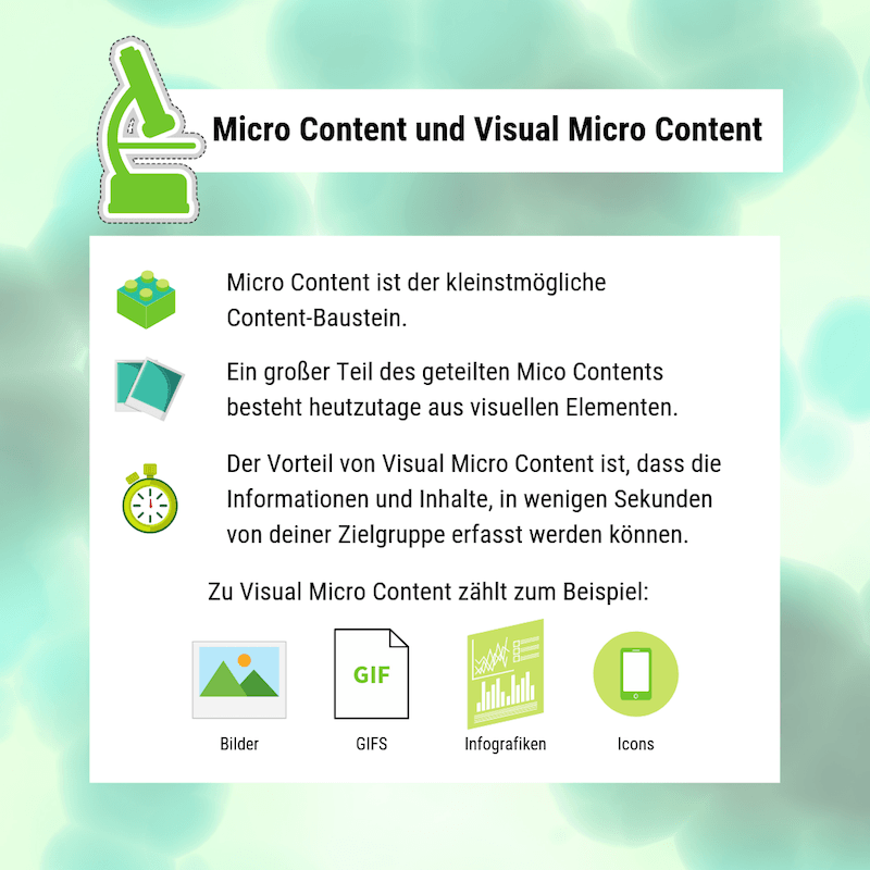 Welche Inhalte sind Micro Content?